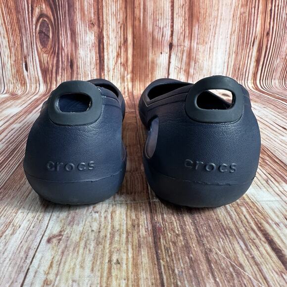 Crocs KADEE Womens Size 11 Blue Slingback Sandals Shoes Ballet Flats Loafers - Picture 4 of 10